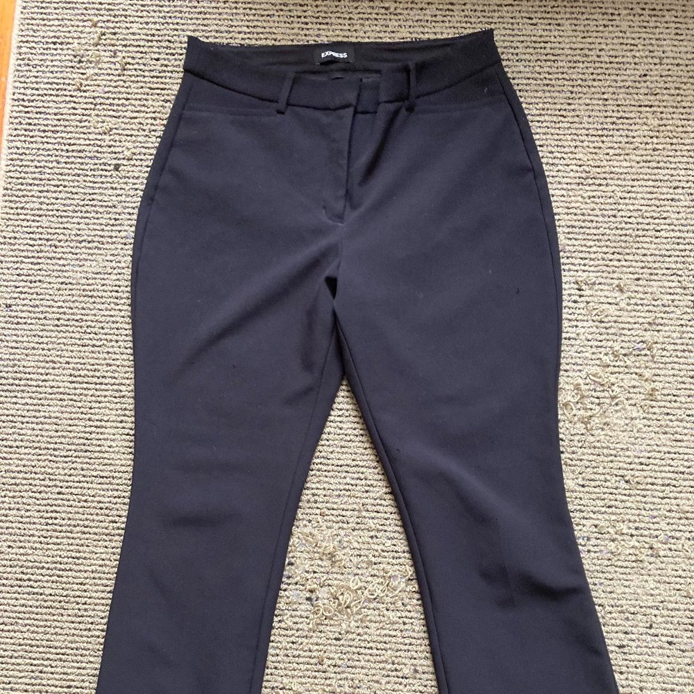 Express High-Waisted super soft twill black pants women's size 12 R